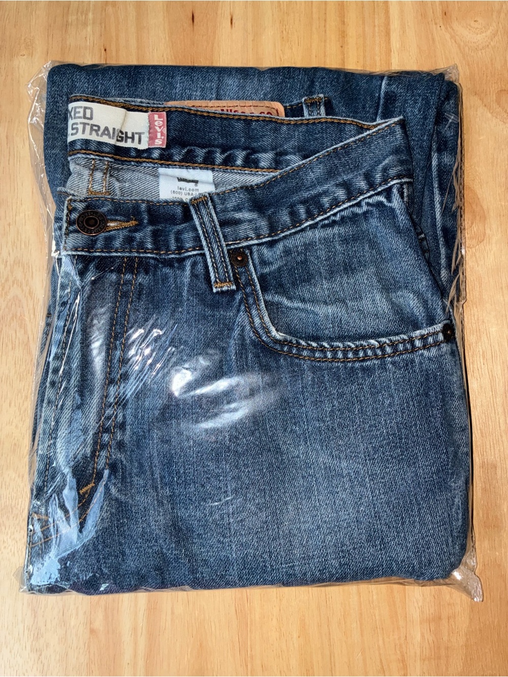 Levi's 559 Relaxed Straight Jeans Men's 30x34 Medium Wash 100% Cotton